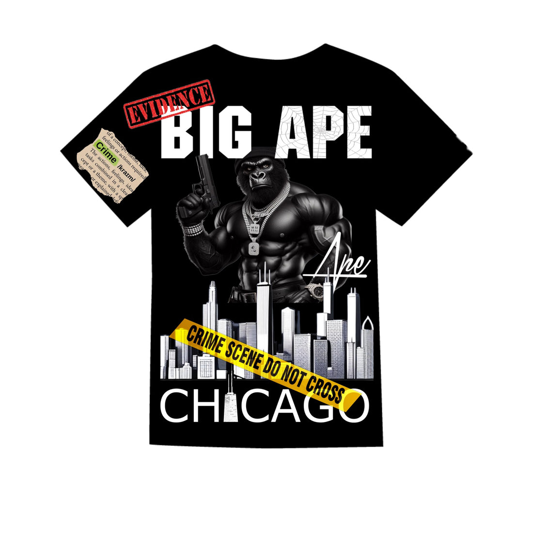 Big Ape Chicago CSI T-shirt